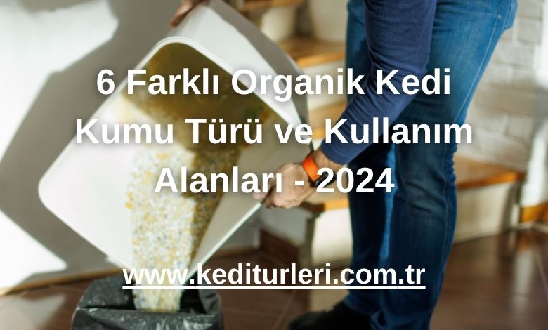 6 Farklı Organik Kedi Kumu Türü ve Kullanım Alanları - 2024