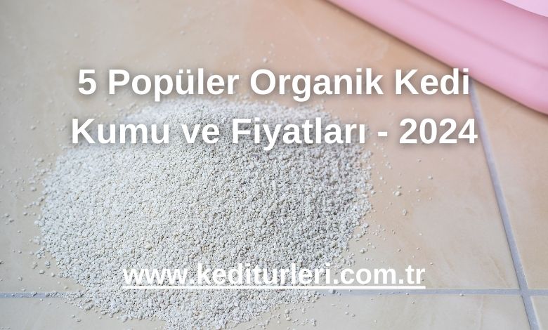 5 Popüler Organik Kedi Kumu ve Fiyatları - 2024